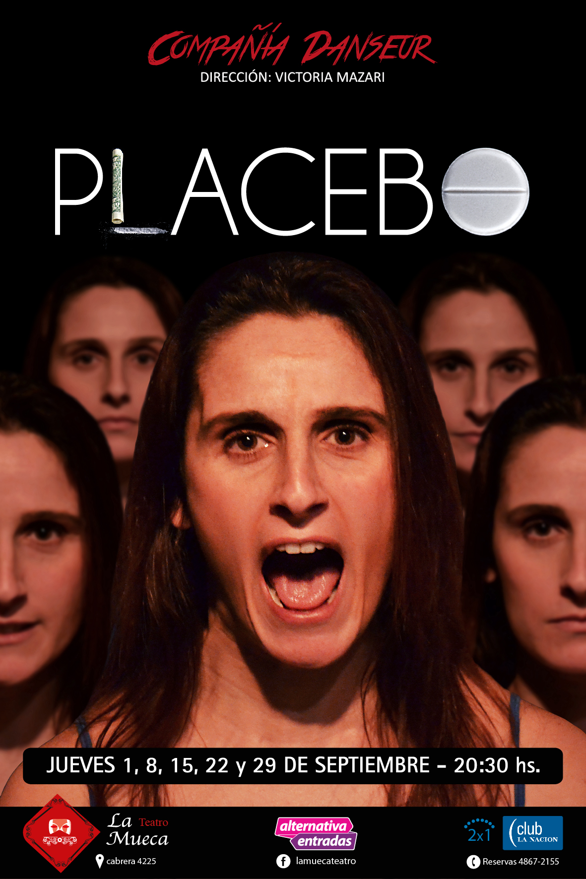 Placebo La Mueca 10x15